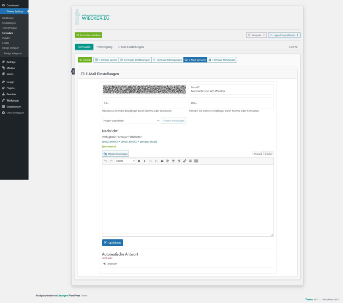  Individueller E-Mail-Versand