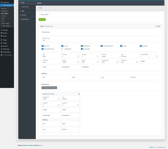  Flexibler Theme-Slider mit Breakpoints