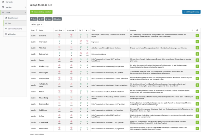  SEO & Seitenverwaltung